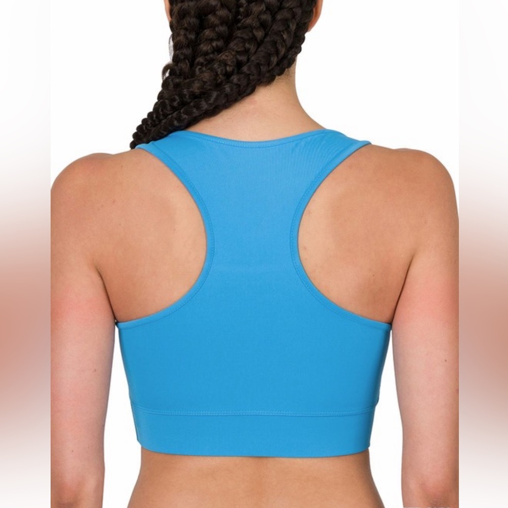 NWT! Desert Rose Pink Athletic Racerback Seamless Padded Bra Sports - Picture 3 of 3